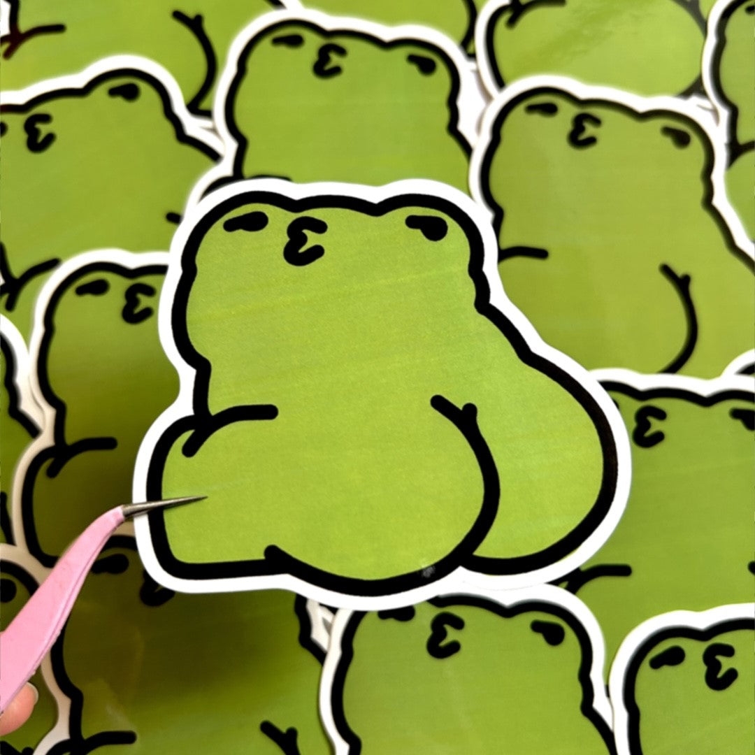 Booty Sticker ChibiGreen
