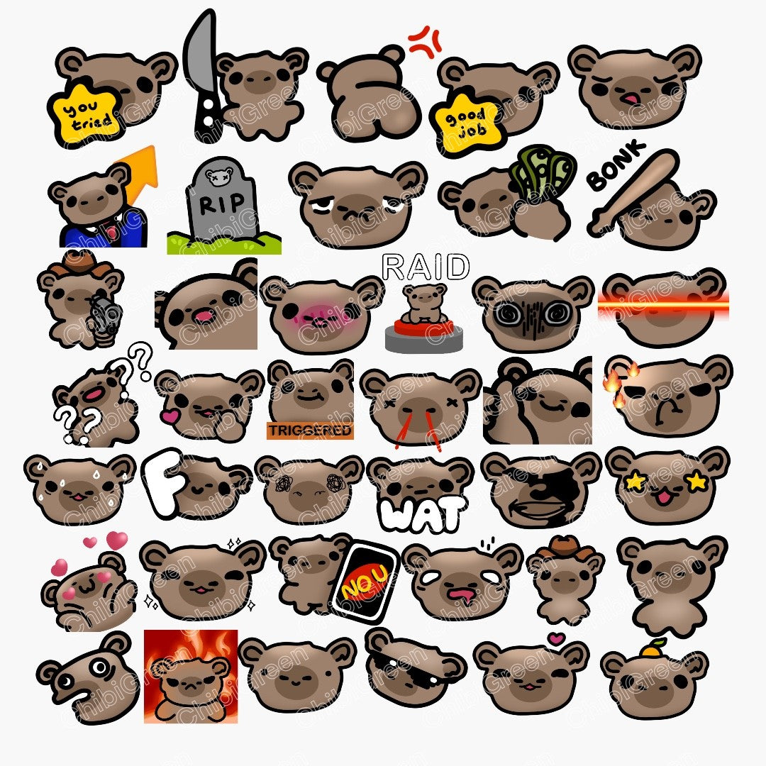 Capybara Emotes