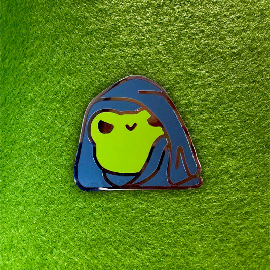 fraud enamel pin