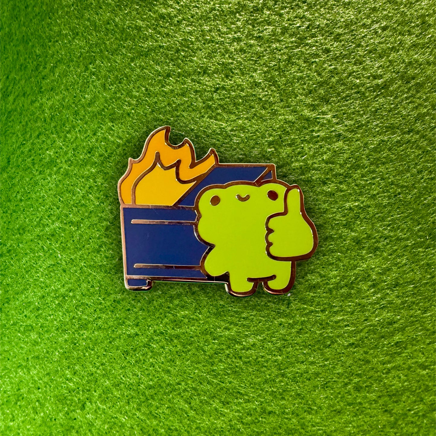 Dumpster Enamel Pin