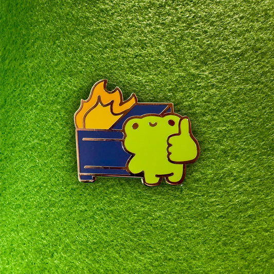 Dumpster Enamel Pin