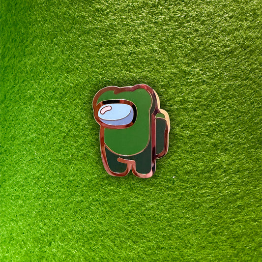 sus frog enamel pin