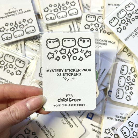 Mystery Sticker Bags ChibiGreen
