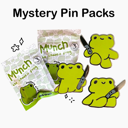 Mystery Munch Enamel Pins