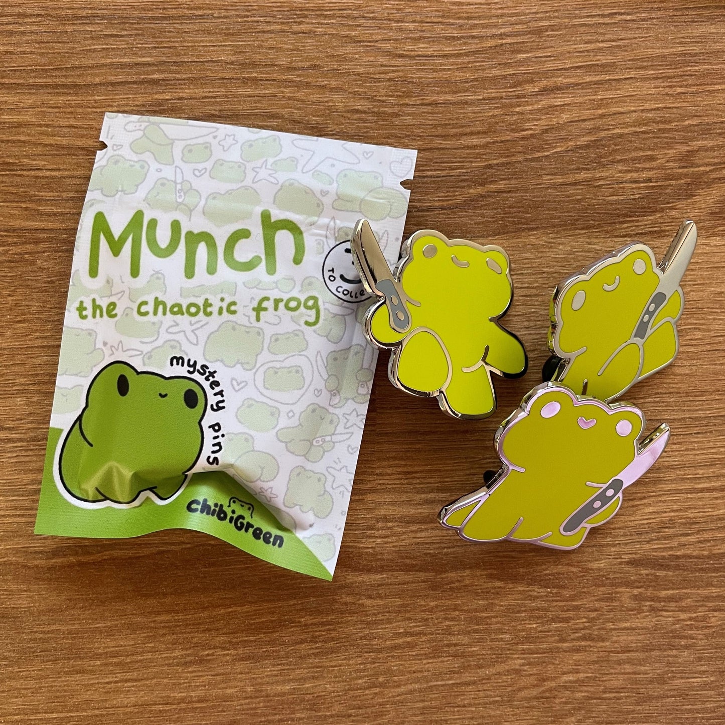 Mystery Munch Enamel Pins