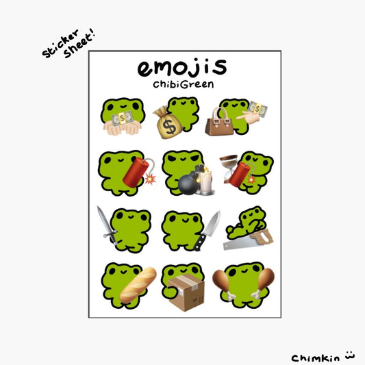 emoji sticker sheet