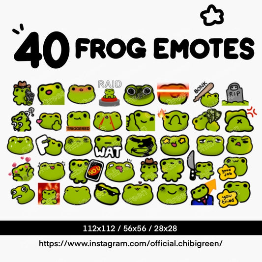Frog Twitch Emotes