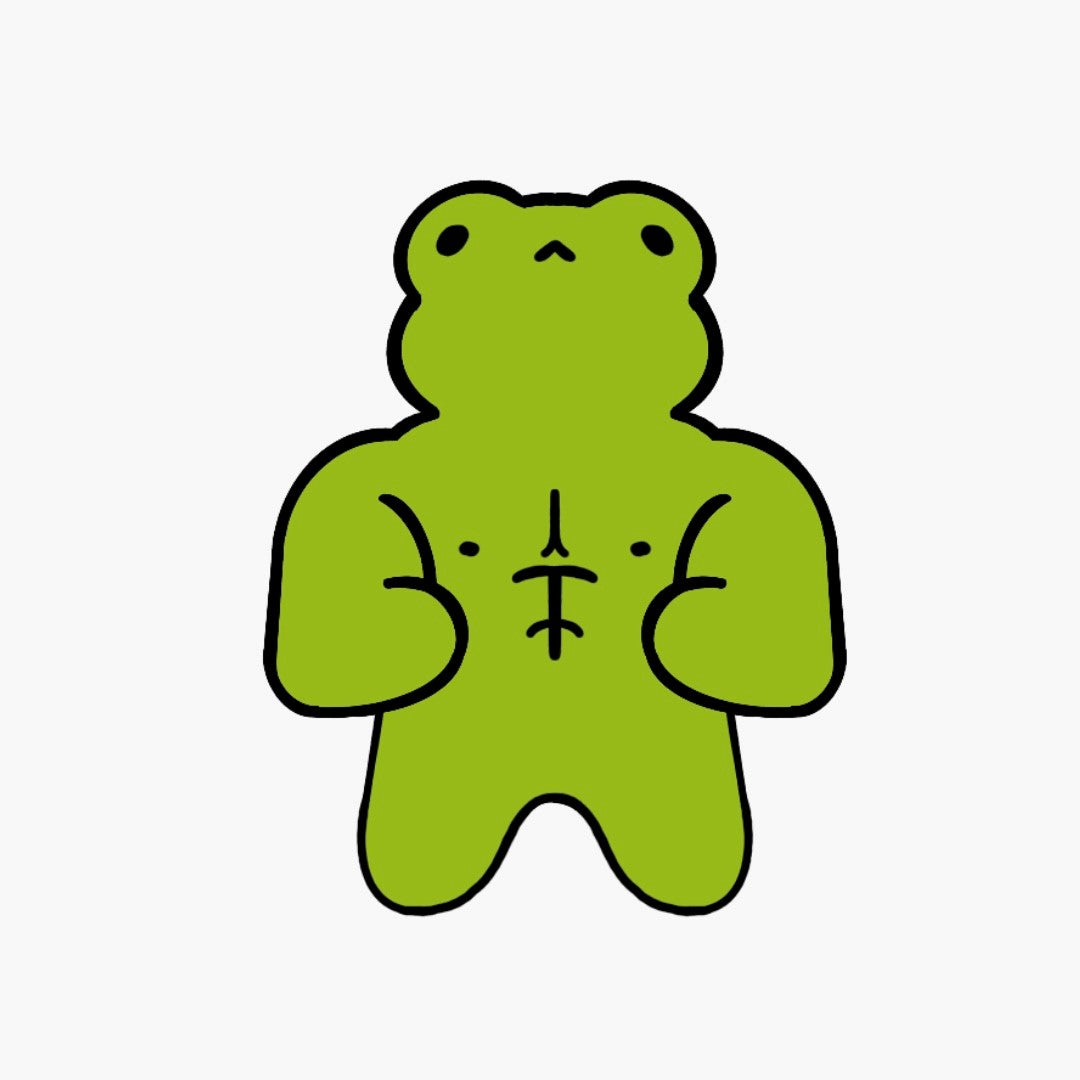 Hench Frog Sticker