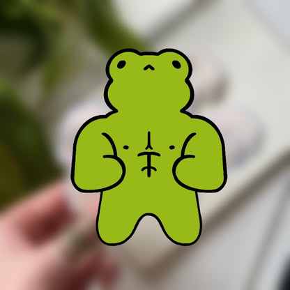 Hench Frog Sticker