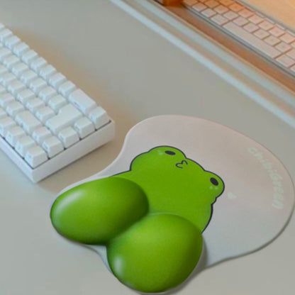 Booty Frog Mousepad ChibiGreen